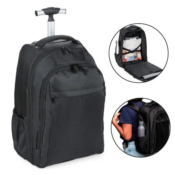 Mochila em Polyester com Rodinha 35L