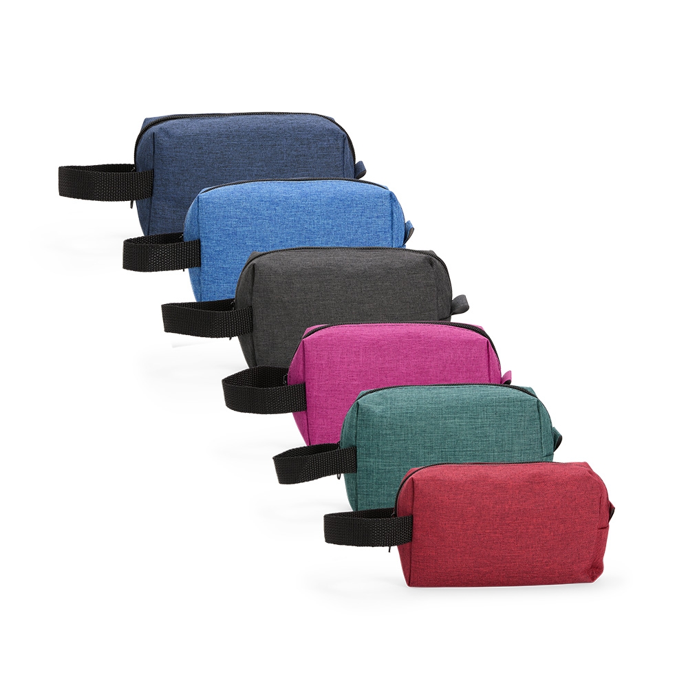 Nécessaire Poliéster e PVC Resistente à Água 10x17cm