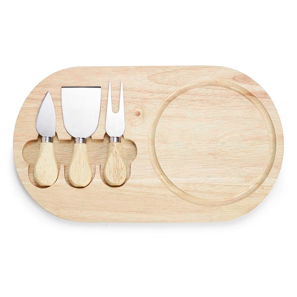 Kit Queijo Bambu 4 Peças