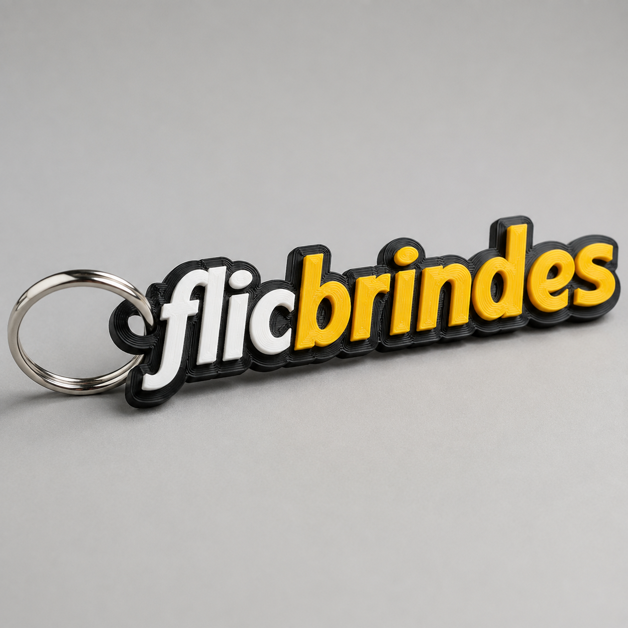 Chaveiro Plástico Personalizado 3D