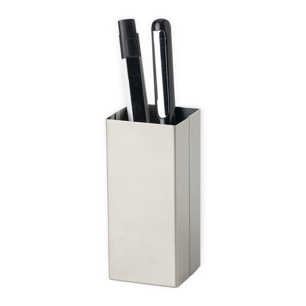 Porta Canetas Aço Inox 8,9x4cm