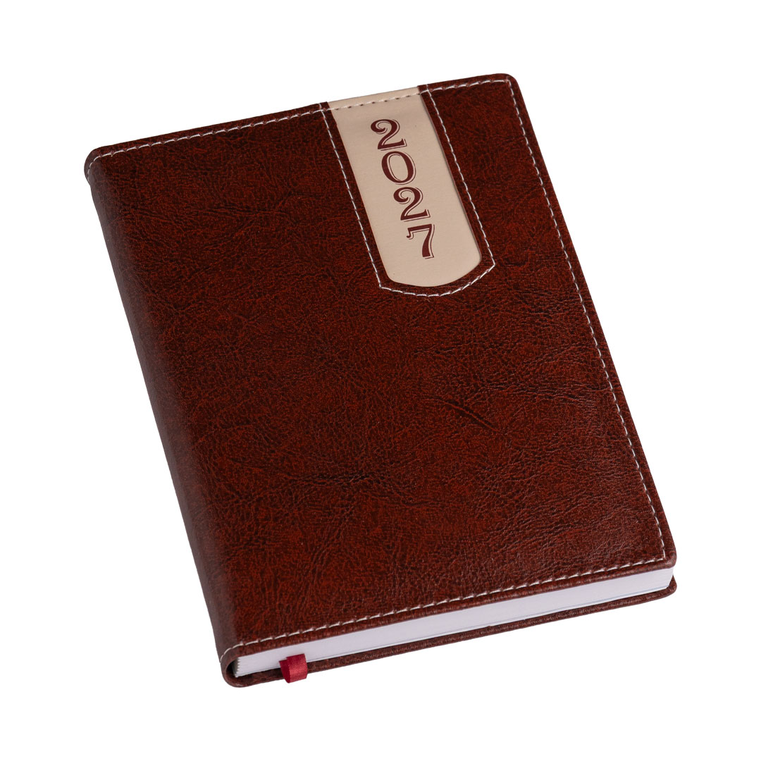 Agenda Diária Couro Ecológico 145x200mm