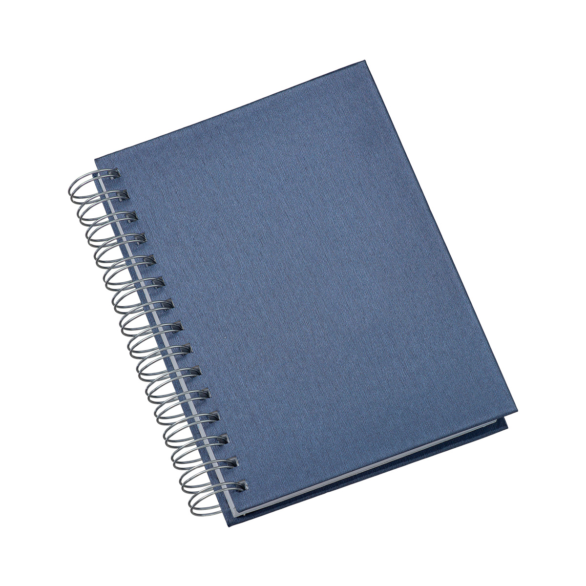 Agenda Percalux Metalizada Azul Wire-o 160x200mm