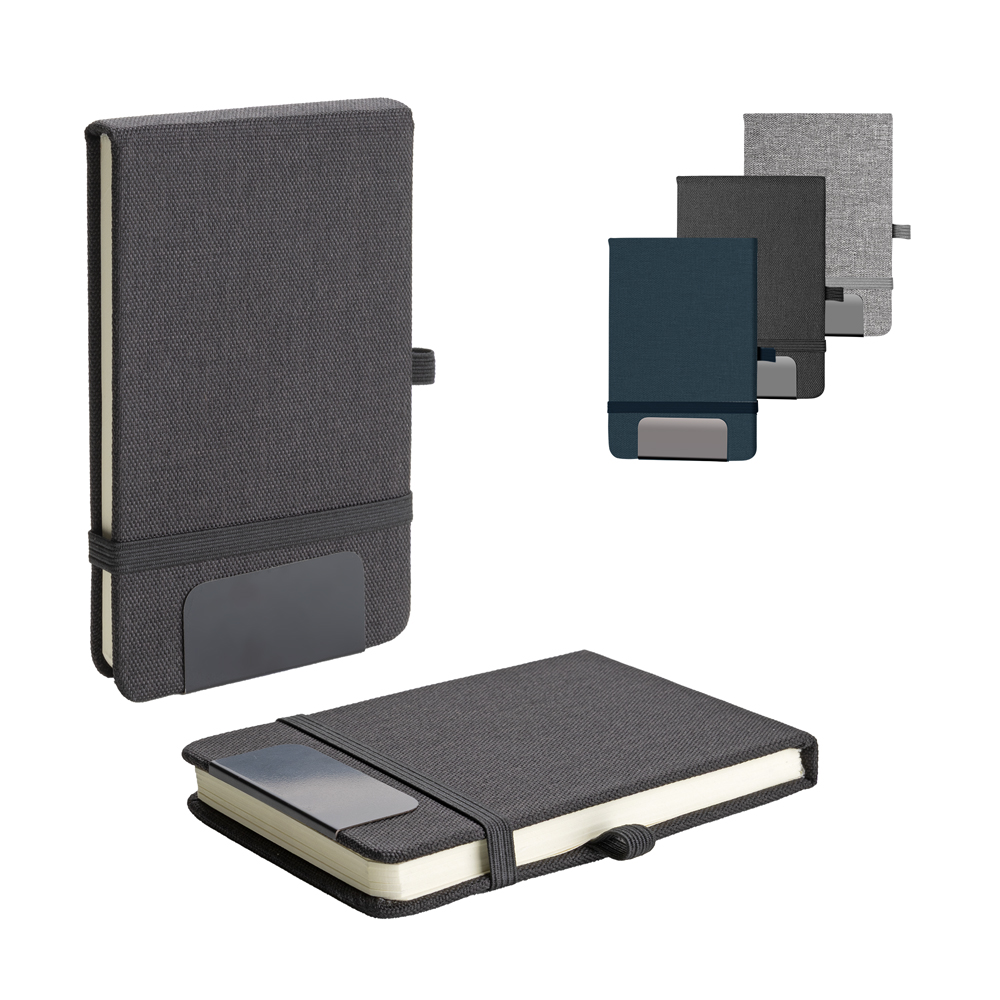 Caderno em Tecido 80 Folhas RPET 11x7,5cm