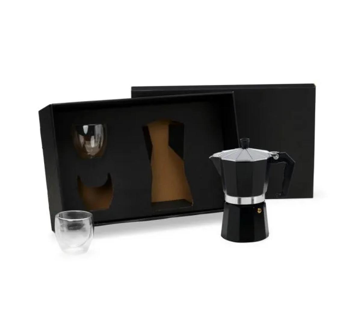 Kit para Café Cafeteira Alumínio 3 Peças
