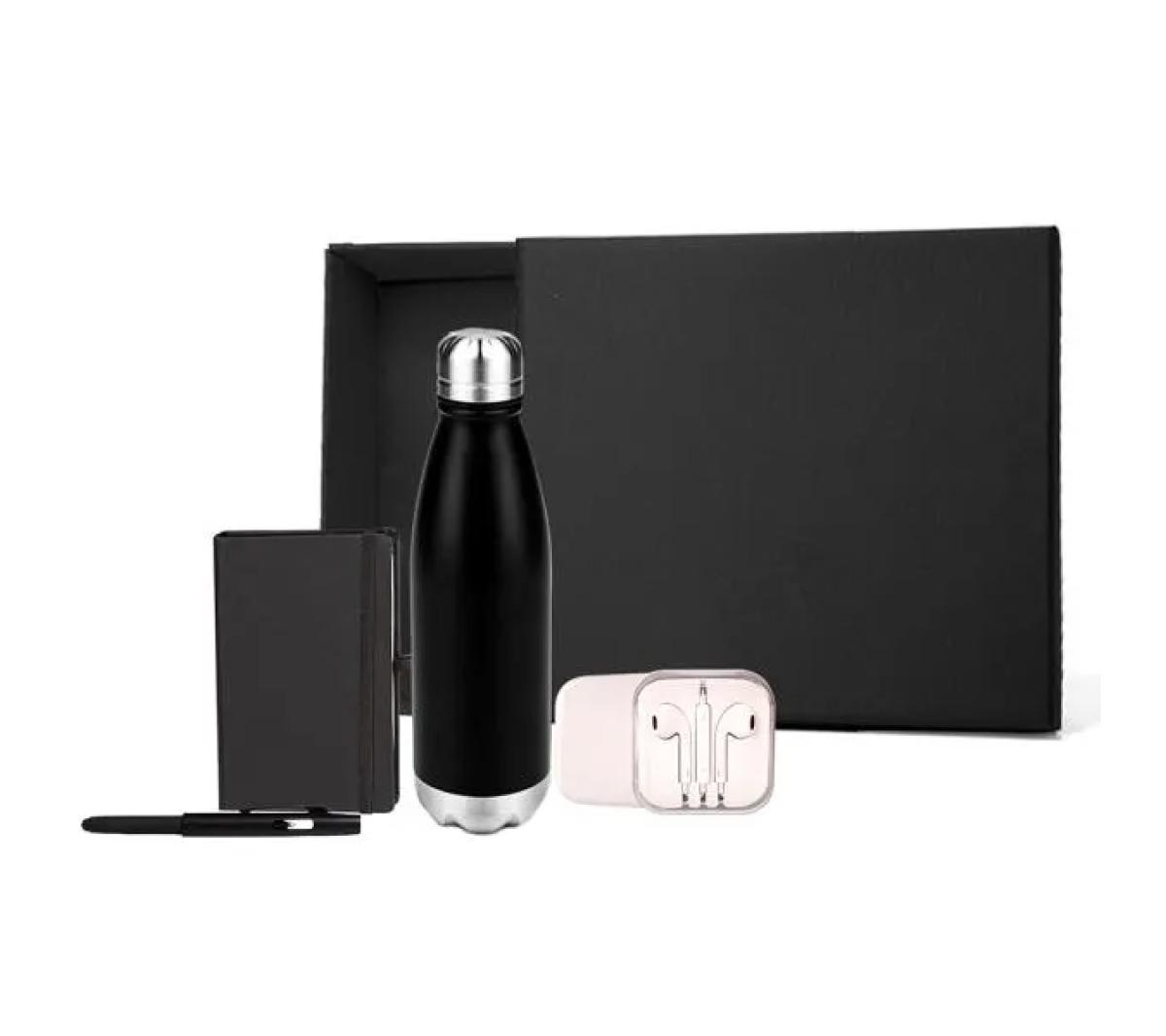 Kit Fone de Ouvido e Acessórios 4 Peças Inox