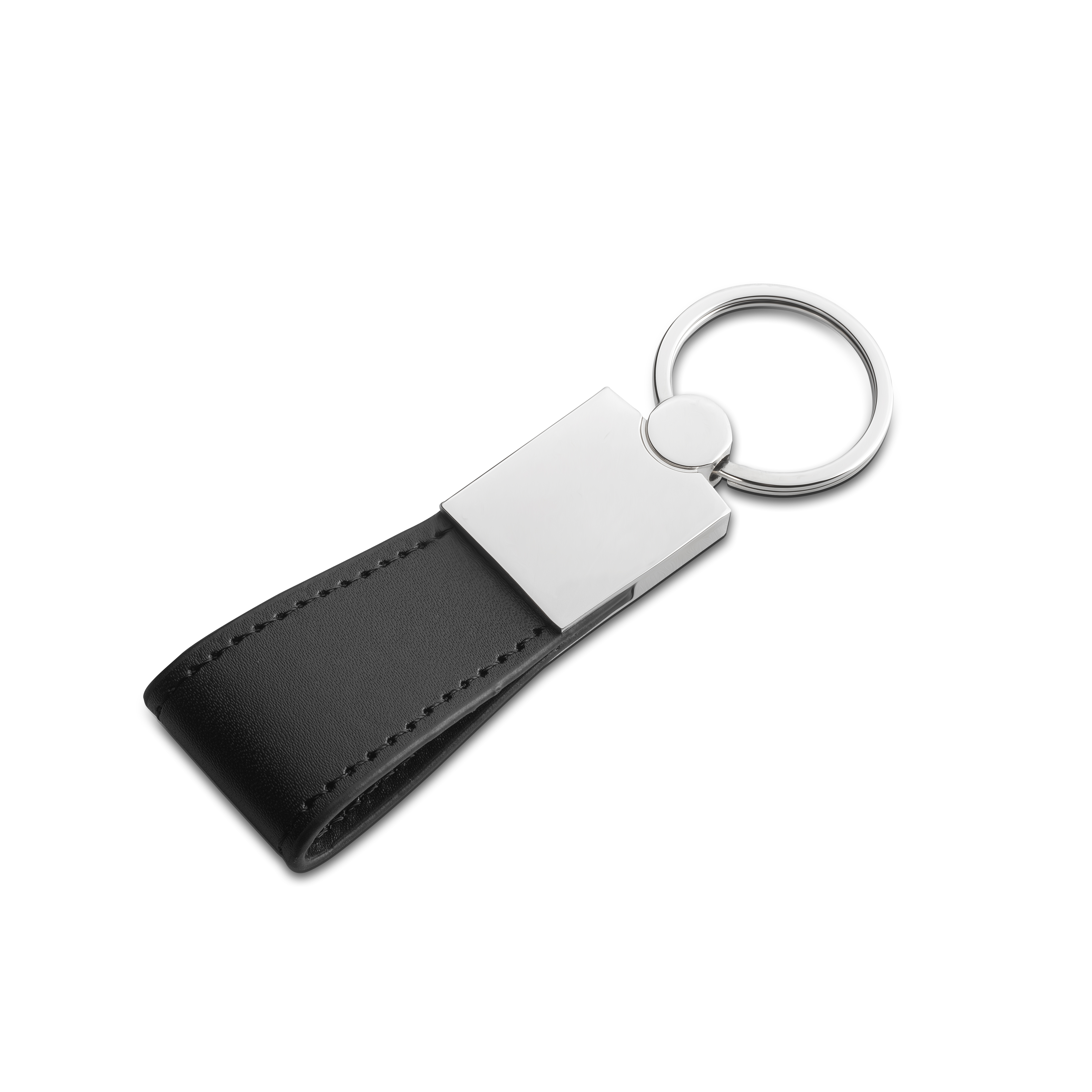 Chaveiro Metal e Couro Sintético 10,5cm