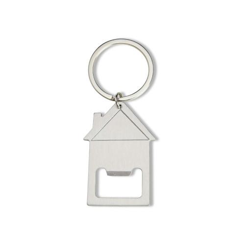 Chaveiro Abridor Metal Casa 5,6x3,8cm