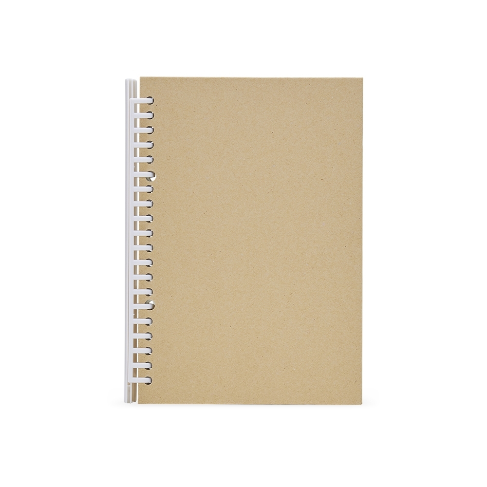 Caderno Kraft A5 Capa Dura 87 Folhas