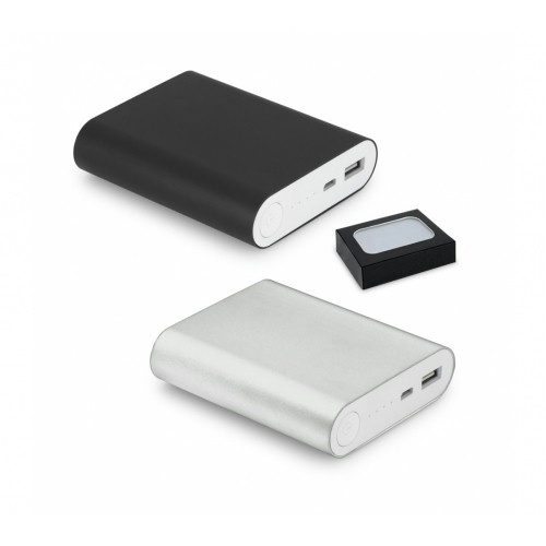 Carregador Portátil em Alumínio 8.000 mAh 90x77mm