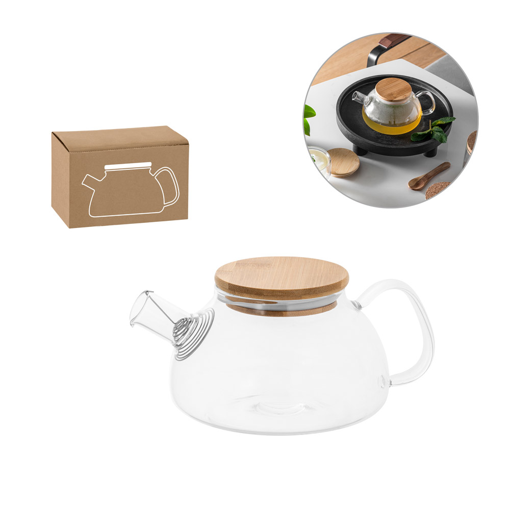 Bule de Vidro Borossilicato com Infusor 750ml