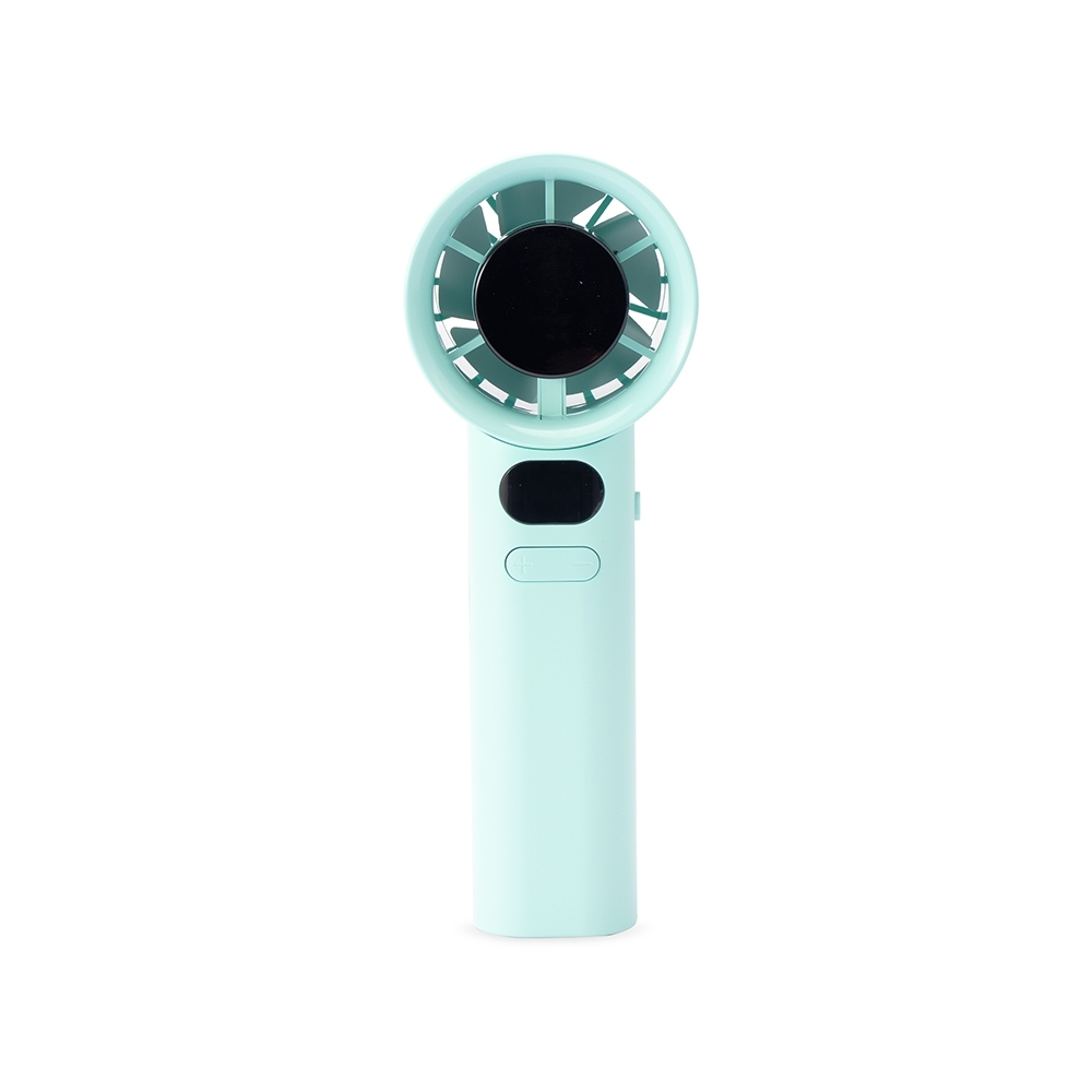 Mini Ventilador Recarregável Plástico Nylon 15,9x5,5cm
