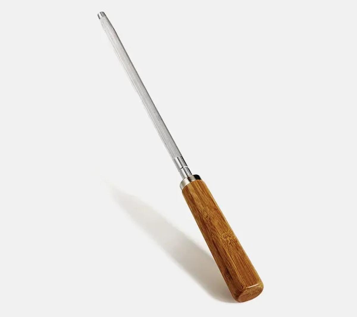 Chaira em Bambu e Inox 8"