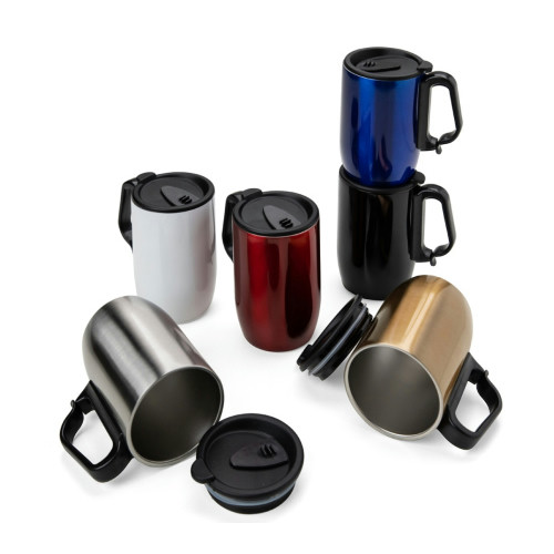 Caneca Térmica Inox 350ml Parede Dupla