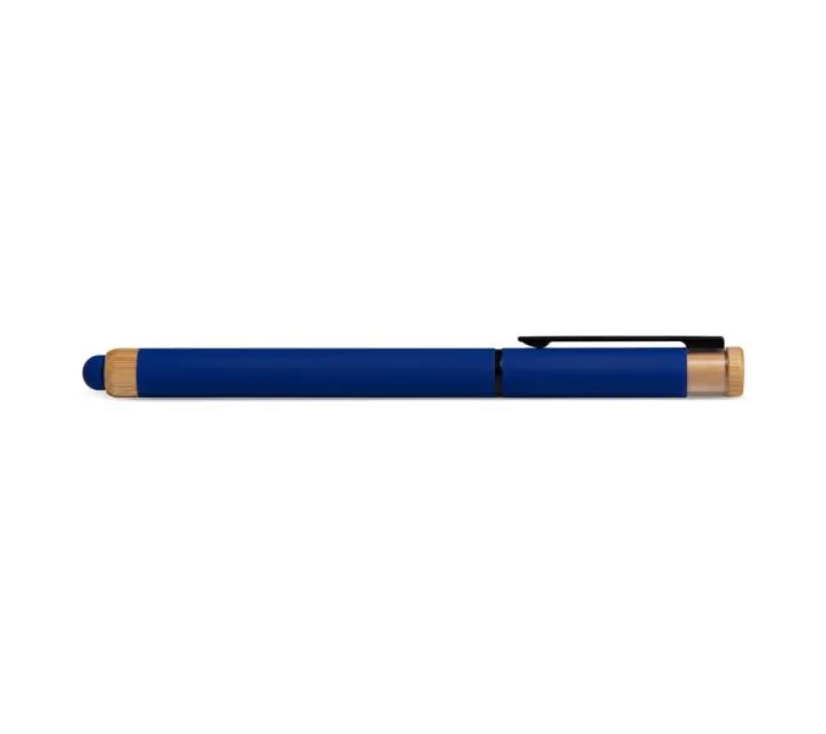 Caneta Roller Alumínio Reciclado Azul