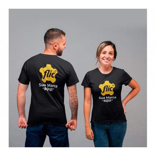 Camiseta Algodão Fio 30.1 Preta