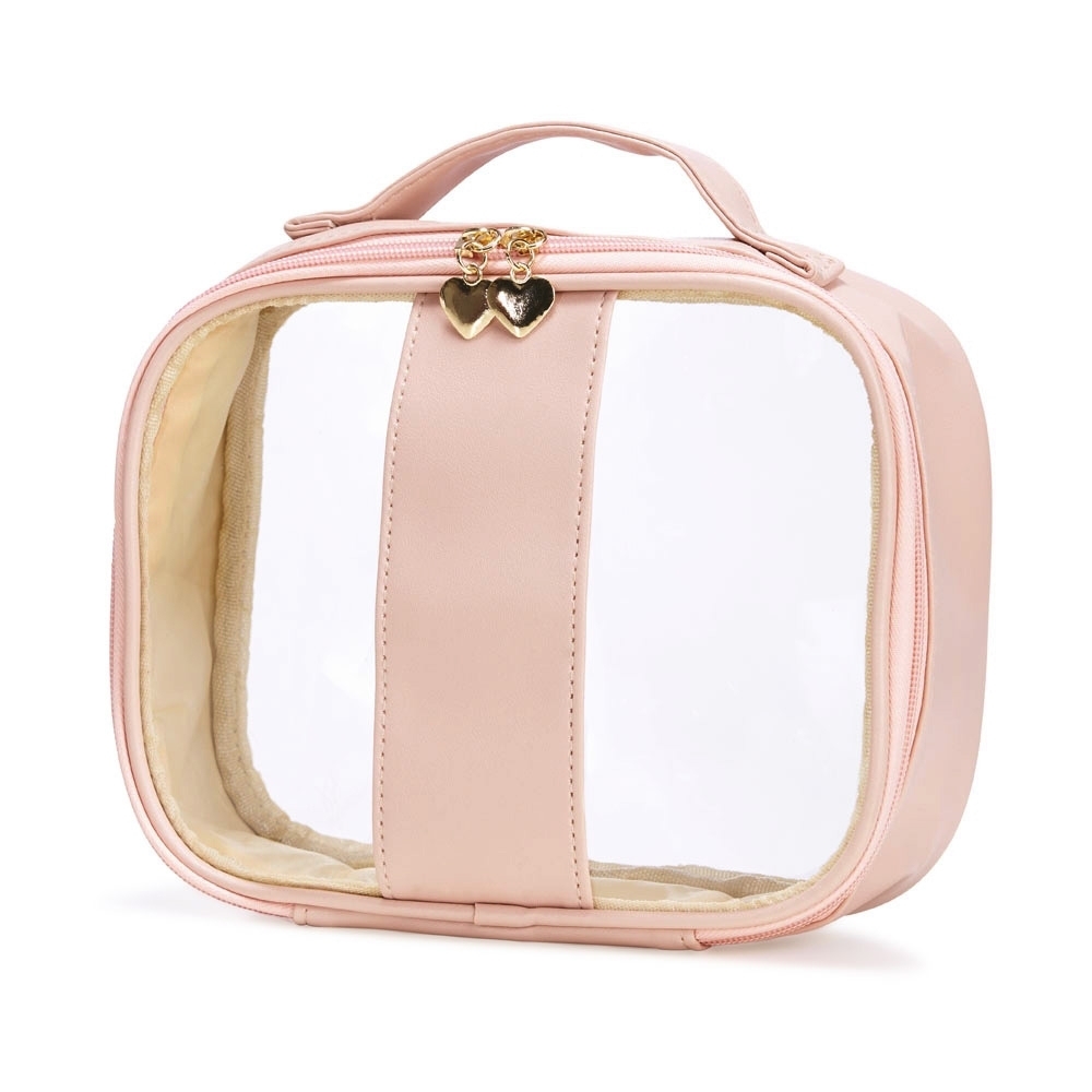 Necessaire PVC e PU Grande Resistente à Água 23x18cm