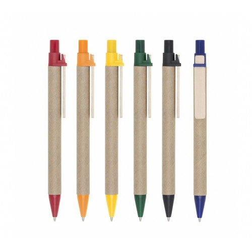 Caneta Papel Kraft Reciclada 14cm