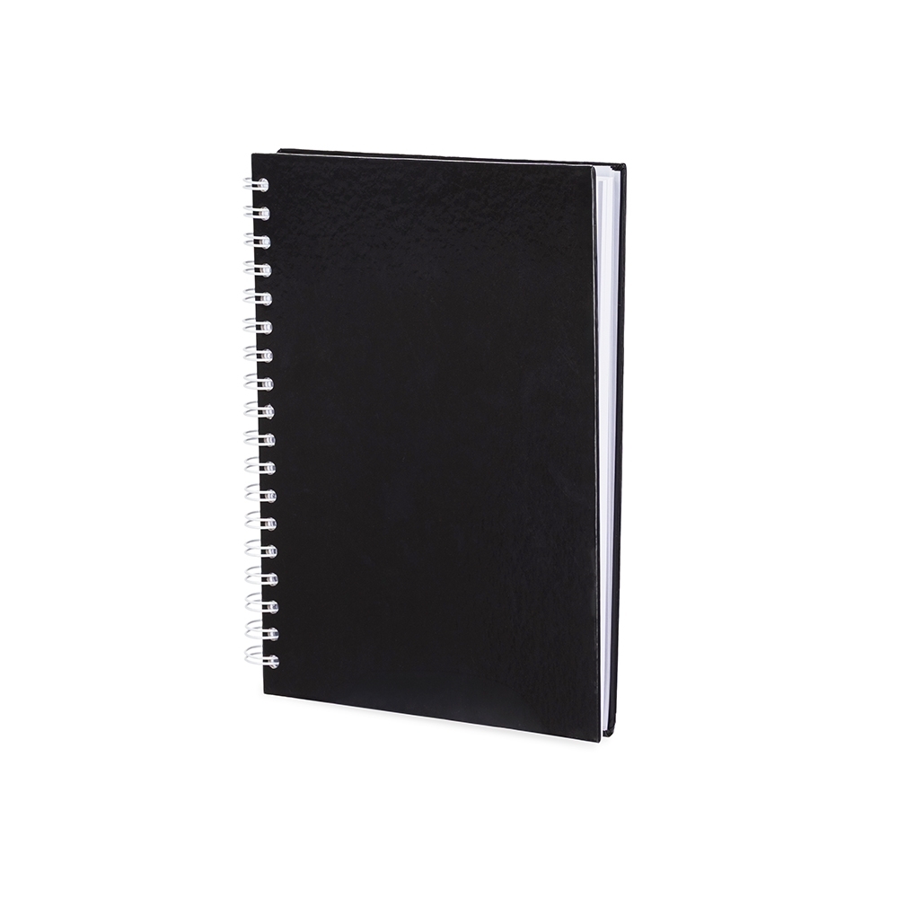 Caderno Capa Dura Wire-O Pautado 24,5x18,5cm 96 Folhas