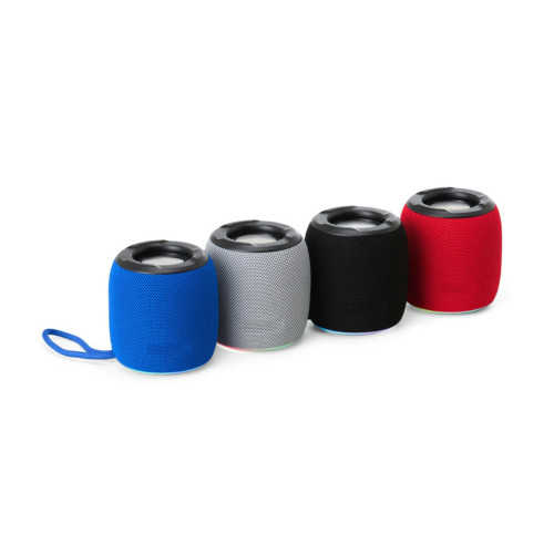 Caixa de Som Bluetooth TWS em Alumínio 8,9x8,6cm