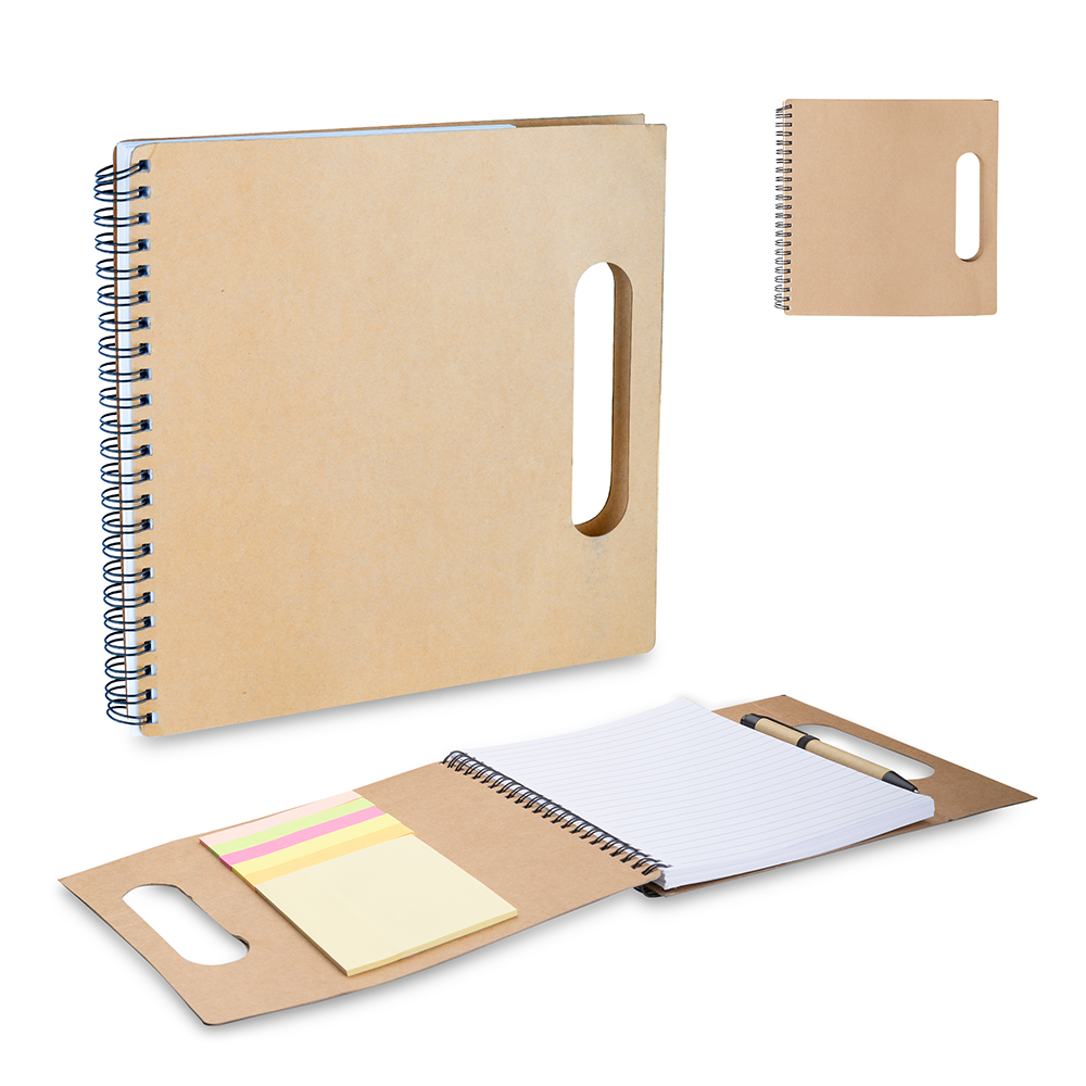 Kit Escritório Papel Kraft 70 Folhas 20,7x2039,9cm