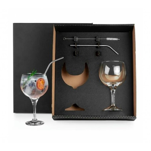 Kit Taça para Gin Inox 380x330mm