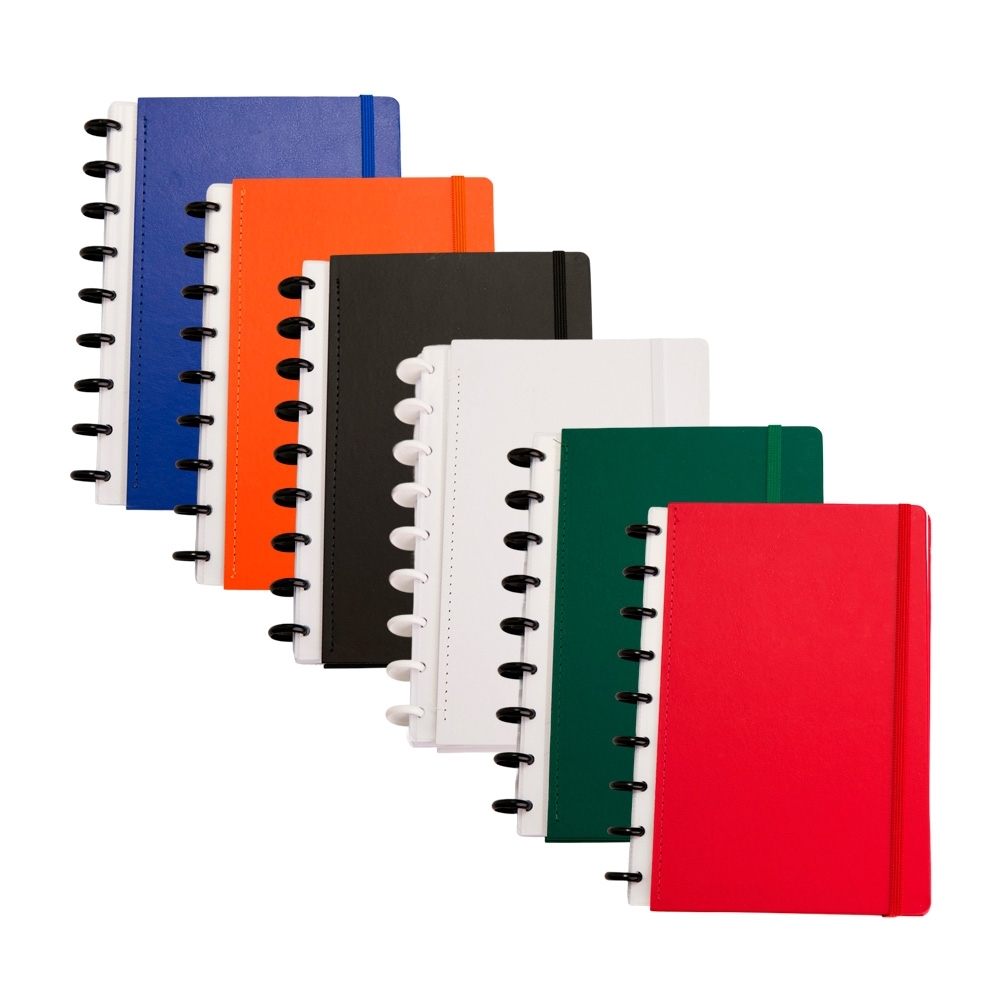 Caderno de Disco Capa Dura 80 Folhas Pautadas 23,5x18cm