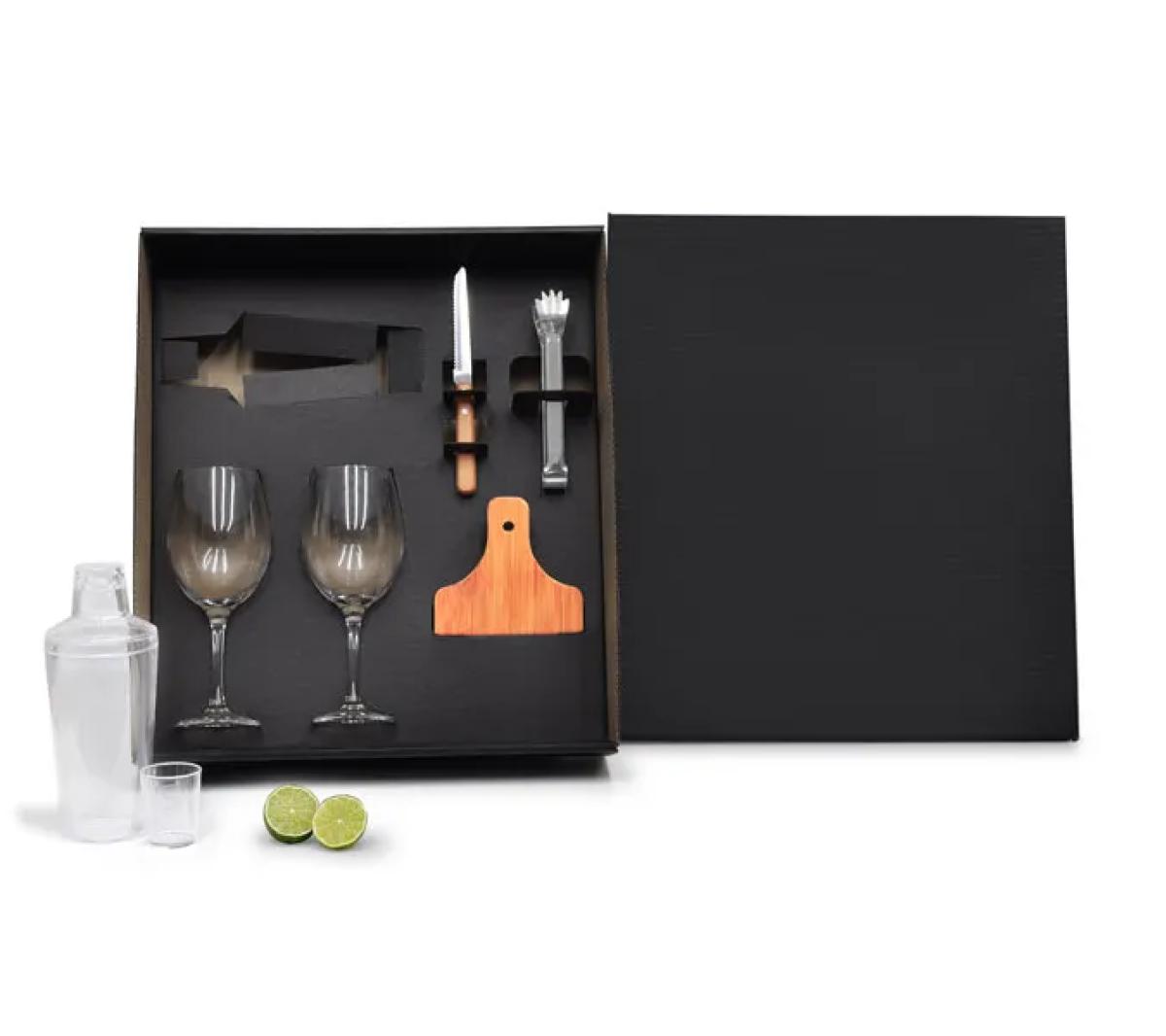 Kit para Drinks 6 Peças Bambu