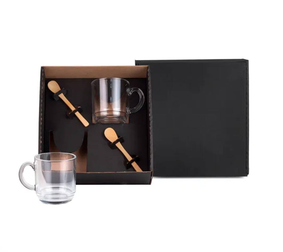 Kit Canecas Vidro 4 Pçs