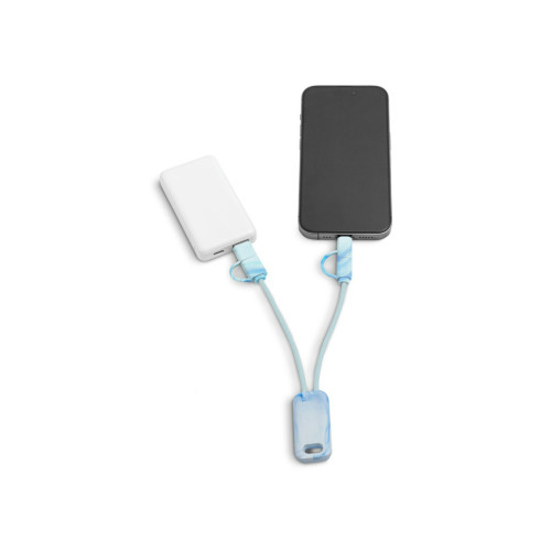 Cabo USB Super-Rápido 6 em 1 PET Reciclado 18x2,5cm