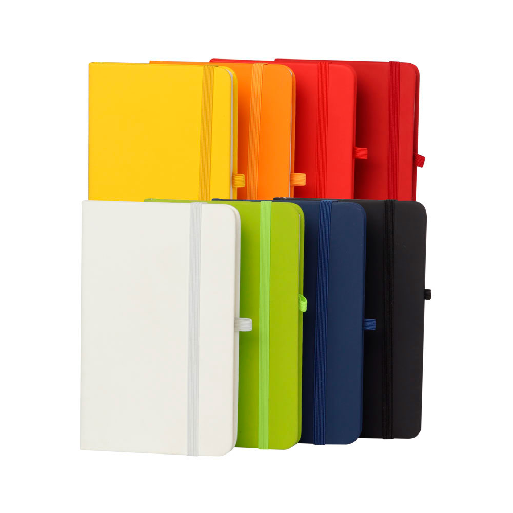 Caderno Material Sintético Pautado 9x14 cm 80 Folhas