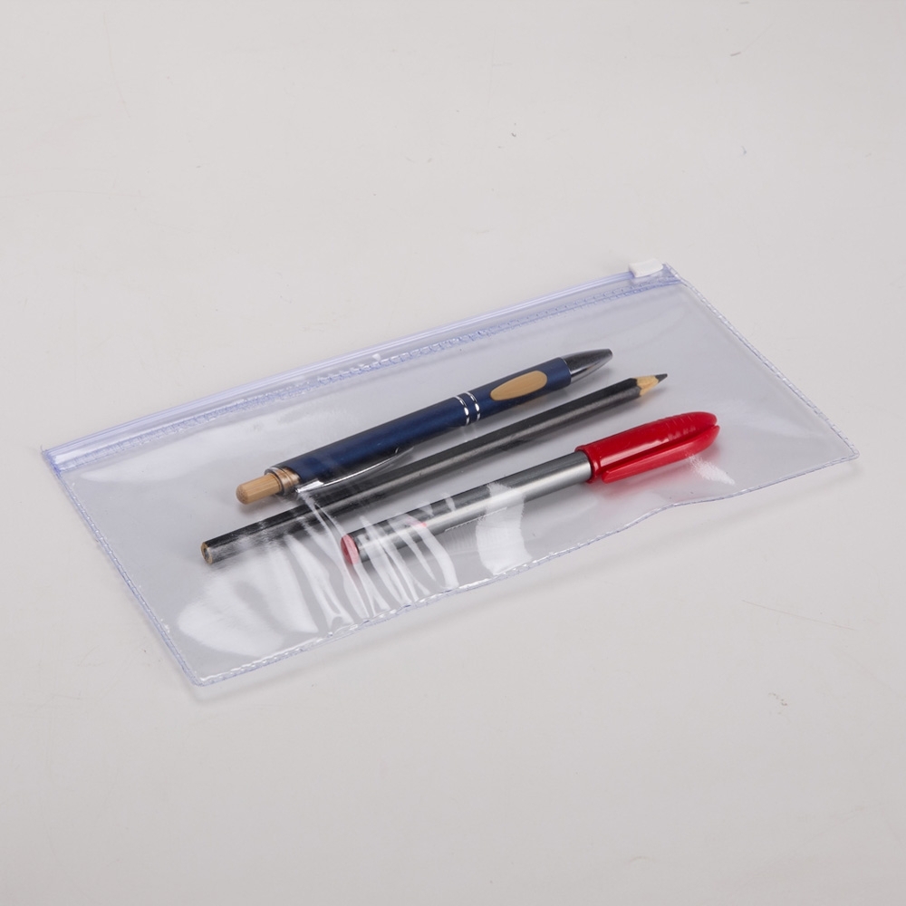 Estojo Zip Zap em Plástico 12x23,5cm