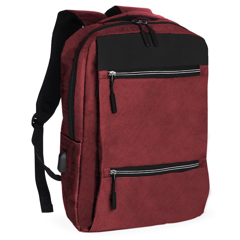 Mochila Nylon USB 20L para Notebook 15.6"