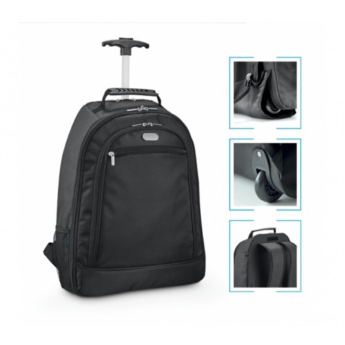 Mochila com Rodas em Nylon para Notebook 15.6'' 350x490mm
