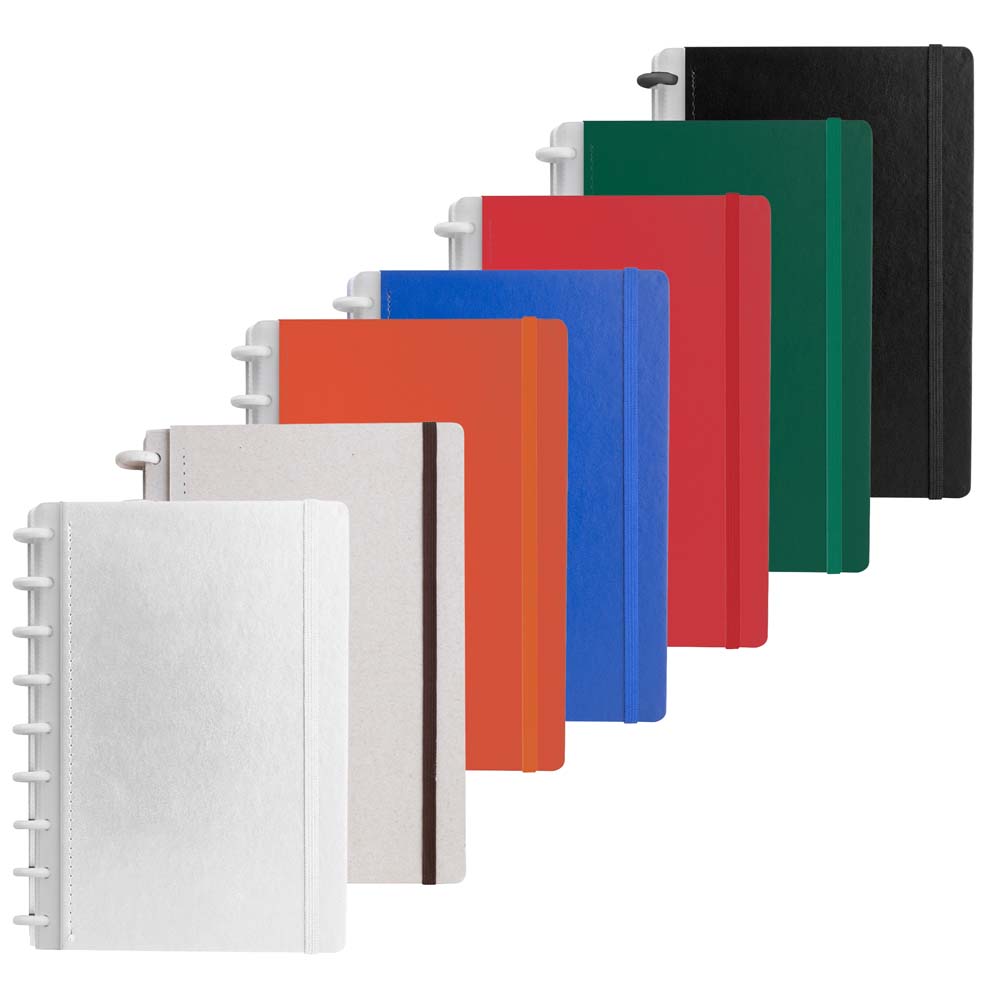 Caderno Planner Capa Dura em Material Sintético 80 Folhas Removív