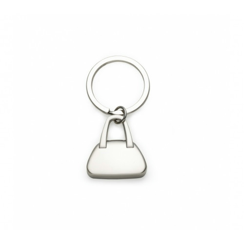 Chaveiro Executivo de Metal Formato Bolsa 7x3,5cm