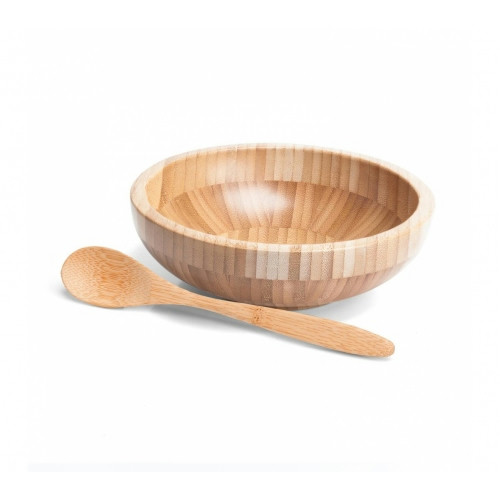 Cumbuca com Colher em Bambu 160x50mm
