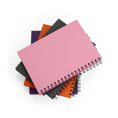 Caderno Emborrachado Capa Dura Pautado 23cm 100 Folhas