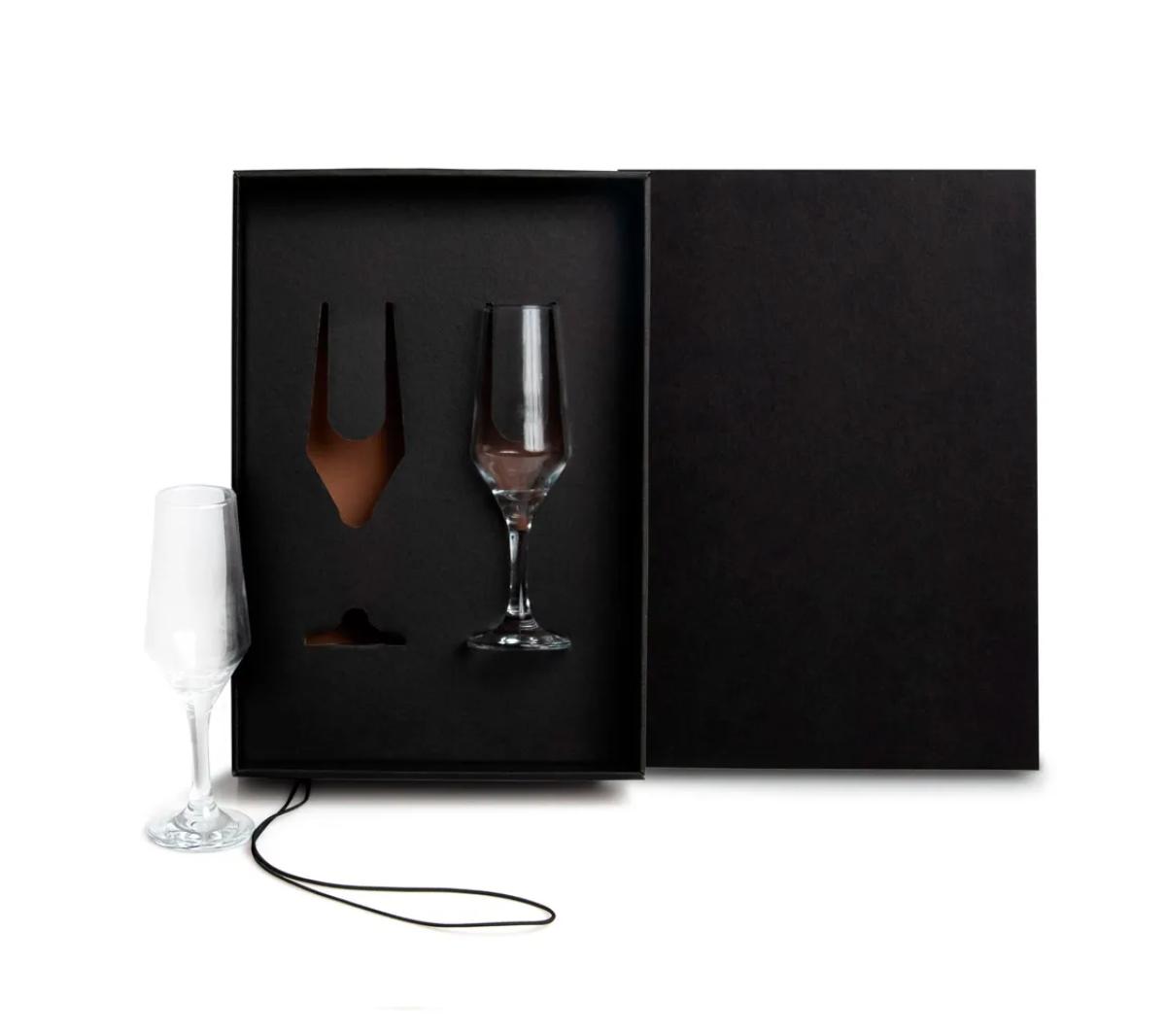 Jogo de Taças de Vidro para Champagne 186ml (2 pçs)
