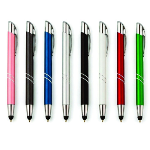 Caneta Touch em Metal com Clique 13,9x1,4cm