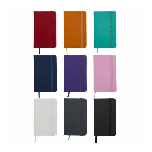 Caderno Emborrachado Pautado 12x7 cm 80 Folhas