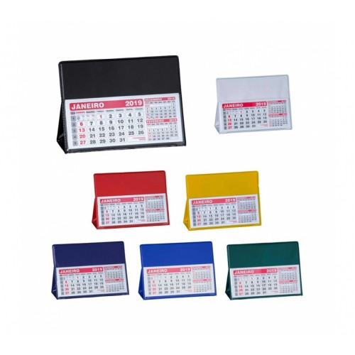 Calendário de Mesa PVC 103x127mm