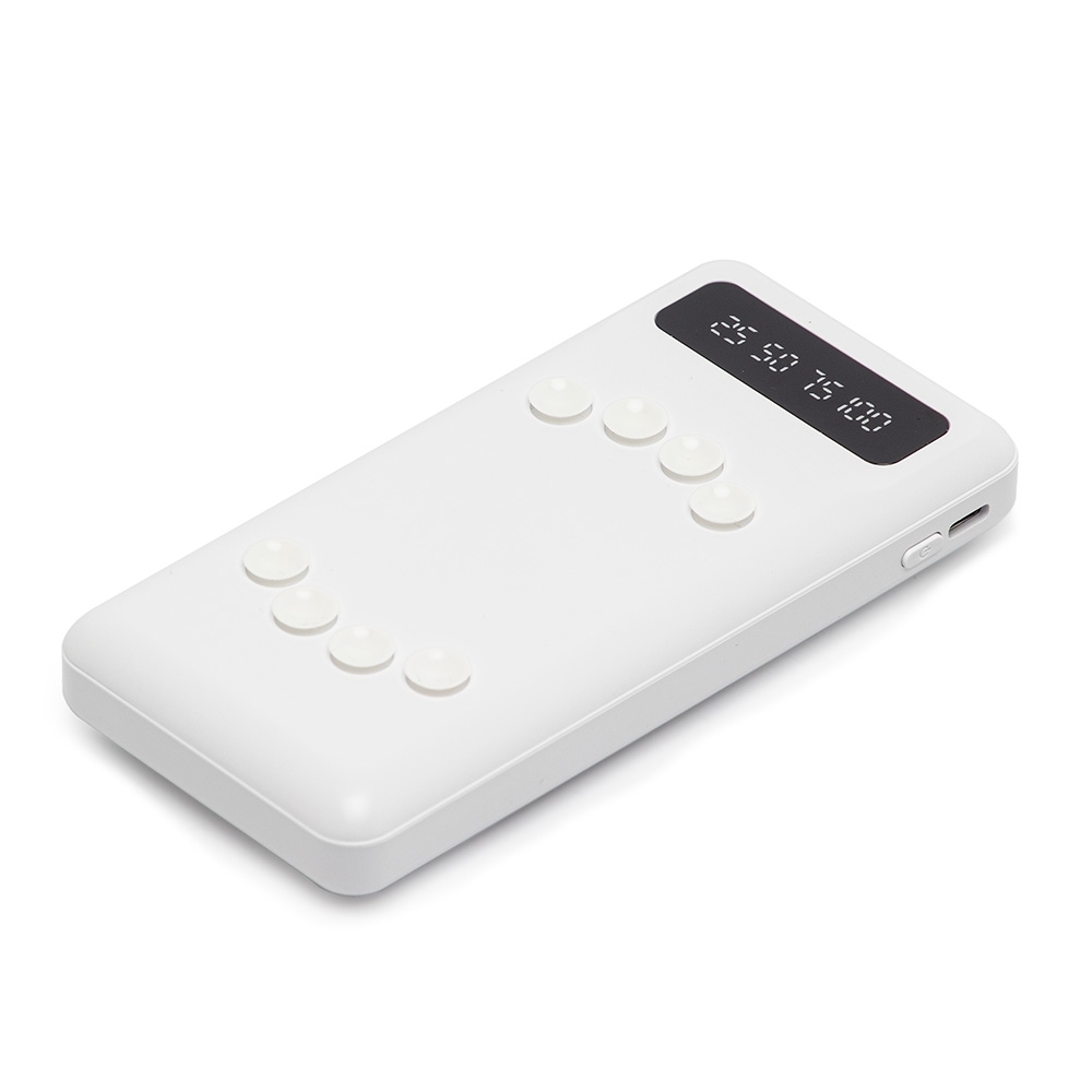 Power Bank Plástico 10.000mAh Multissaídas e Lanterna
