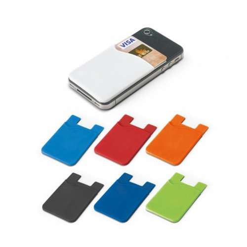 Porta Cartões para Smartphone Autocolante em Silicone 57x87mm