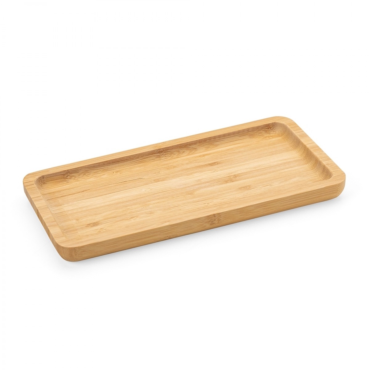 Petisqueira Retangular de Bambu 26x13cm