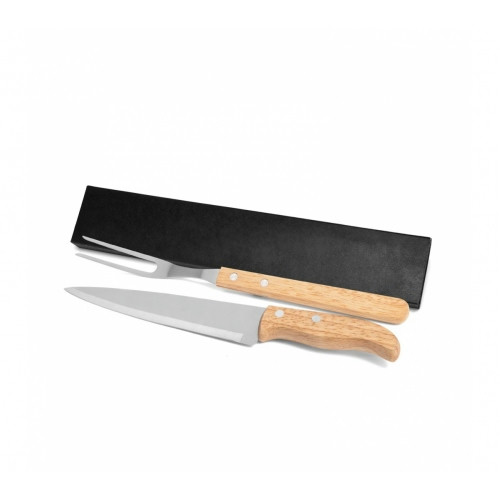 Kit Churrasco 2 Peças Faca 7 Polegadas Inox 310x65mm