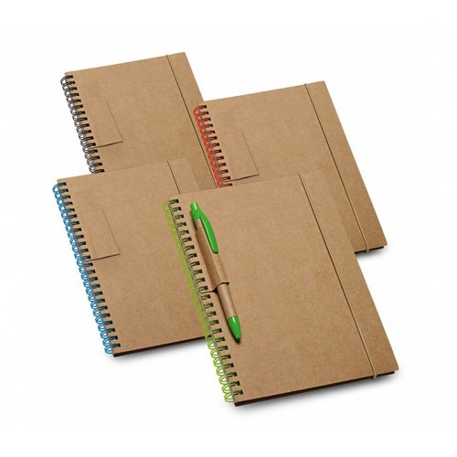 Caderno Papel Reciclado 140x80mm 60 Folhas