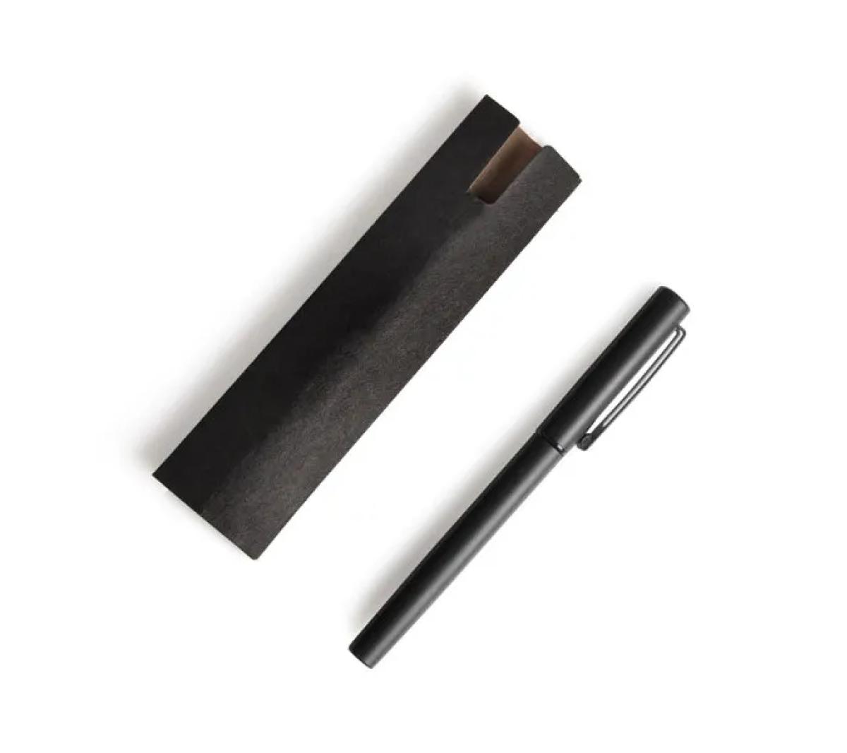 Caneta Roller de Alumínio Fosco Preto
