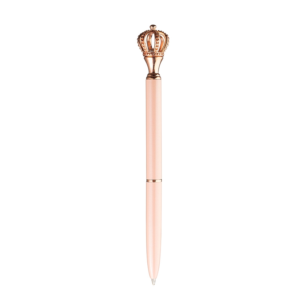 Caneta Esferográfica Metal Coroa com Rotação