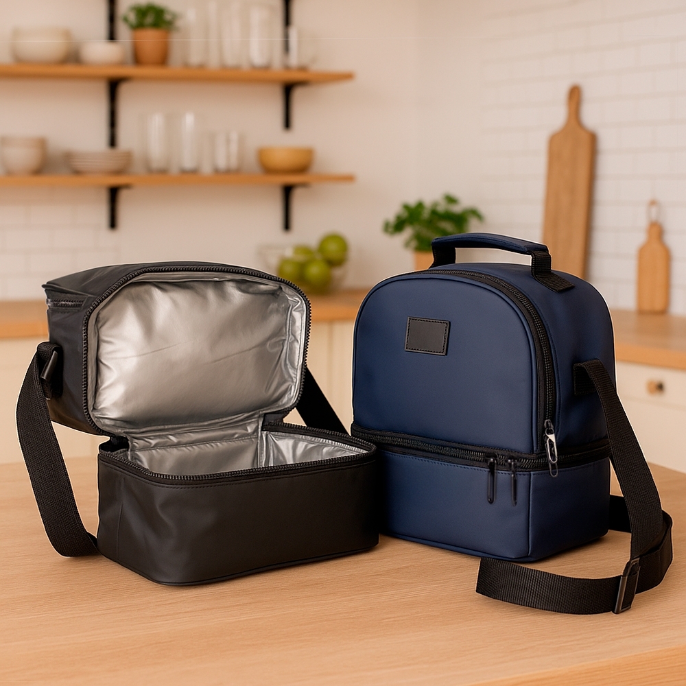 Bolsa Térmica Dupla Poliéster 7 Litros 24x21cm